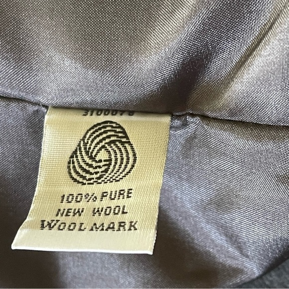 Pendleton Wool One Button Blazer Jacket Lined Pockets Gray  Sz 14W - Picture 10 of 10